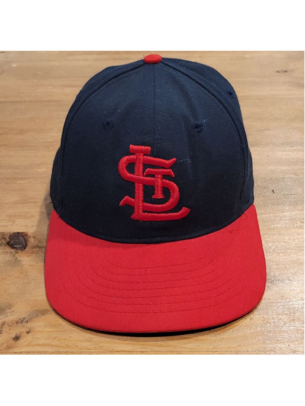 Vintage St. Louis Cardinals Roman Hat Size 7 1/8 Fitted Wool Leather Sweatband